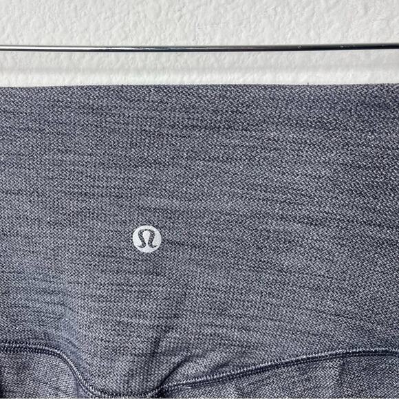 Lululemon Grey Align Leggings Herringbone Heathered Black Grey 25* Womens Size 4 - Picture 7 of 8
